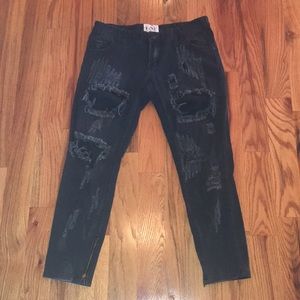 Trashed Freebird Denim